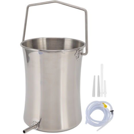 Coffee Enema Kit Waist Shape Stainless Steel Enema Bucket Kit for Cleansing Detox Enemas (1/5)