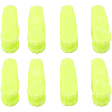 8PCS Hand Pressure Point Tool Plastic Hand Acupressure Clip for Between Thumb and Index Migraine Headache Relief Green (1/5)