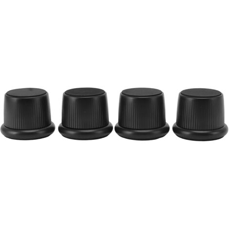 4Pcs Height Adjustable Furniture Riser Wear Resistant Non Slip Furniture Pads for Coffee Machine Sofa Black (1/5)
