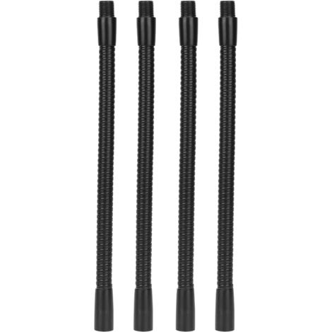 4 Pcs Gooseneck Lamp Hose Aluminium 10mm Caliber Flexible Table Desk Lamp Hose Lighting Fittings 20cm