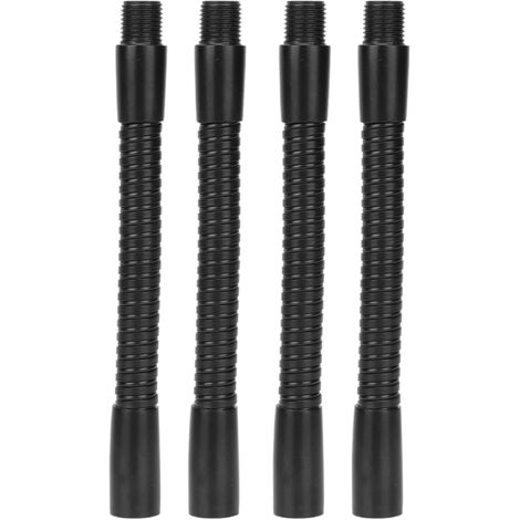 4 Pcs Gooseneck Lamp Hose Aluminium 10mm Caliber Flexible Table Desk Lamp Hose Lighting Fittings 12cm