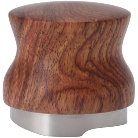Coffee Distributor Stainless Steel Rosewood Coffee Tamper Leveler for Coffee Accessories 53mm / 2.1in (1/5)