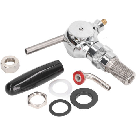 Beer Keg Tap Stainless Steel Spheroidal Flow Rate Control Beer Tap Faucet for Bar Home (1/5)