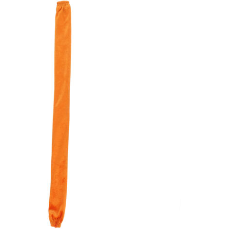 Chain Cover Dustproof Wire Flannelette Cloth 60cm Length 5cm Width with Zipper for Protection Orange (1/5)
