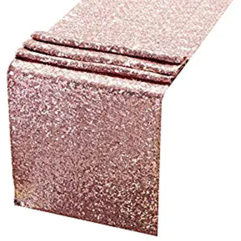 Tablecloth Polyester Fiber with Gold Sequins Table Cover for Table Home Wedding Decoration (1/5)