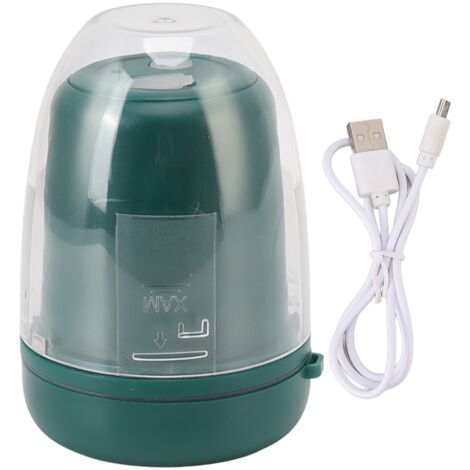 Portable Juicer Cup Multifunctional Rechargeable Small 4 Blades Blender Fruit Mixing Machine for Home 260ml Green (1/5)