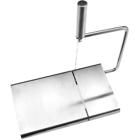Cheese Cutter Board Stainless Steel Household Anti Corrosion Cheese Cutter with 6PCS Cutting Wire for Kitchen (1/5)