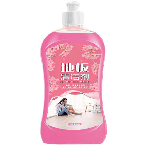 Floor Cleaning Solution Brighten Concentrate Stain Removal Floor Washing Cleaner Solution Cherry 500ml with Latitude Cover (1/5)