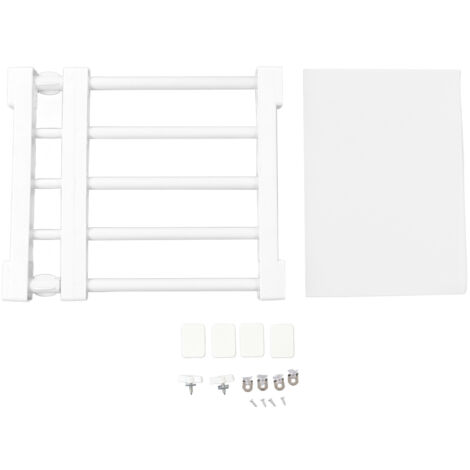 Closet Tension Shelf Expandable Nail Free Cabinet Divider Storage Rack for Wardrobe Cupboard 30‑40cm / 11.8‑15.7in Length (1/5)