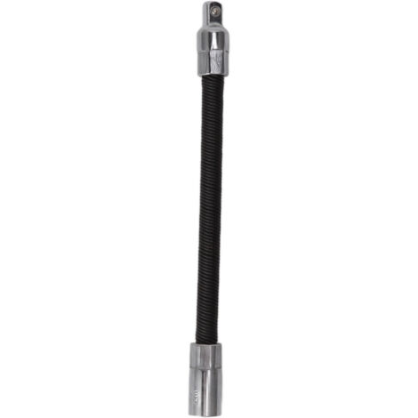 Wrench Extension Rod Bendable Universal Flexible Shaft Sleeve Extension Bar for Factory Workshop Black 1/4 (1/5)