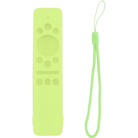 Silicone Protective Cover Case for Samsung Smart TV Remote Control BN59 01259E 1259B 1312A 1312B Fluorescent Green (1/5)