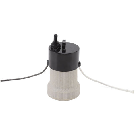 E27 Porcelain Lamp Holder Waterproof 2 Levels Adjustable Temp Heat Insulation Small Tee Heat Light Socket (1/5)