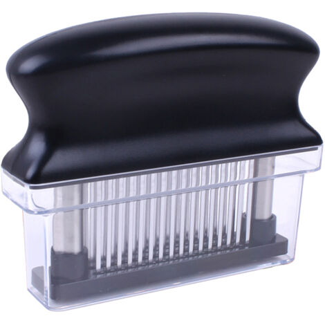 Meat Tenderizer Pork Beef Steak Needle 48 Blade Tenderizer Tool for Kitchen Cooking Black (1/5)