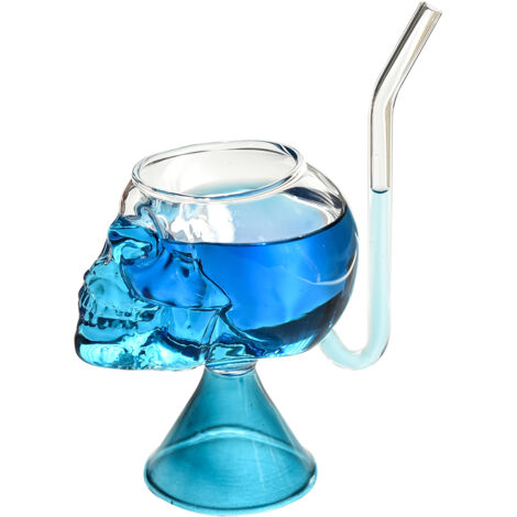 Skull Vampire Glass High Borosilicate Skull Glass Halloween Kitchen Decoration Cup for Fragrant Tea Red Wine (1/5)