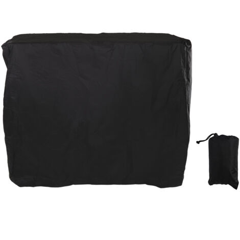 Ping Pong Table Cover Black Zippered 210 Silver Coated Waterproof Dustproof Tennis Table Cover for Patio 155x75x150cm (1/5)