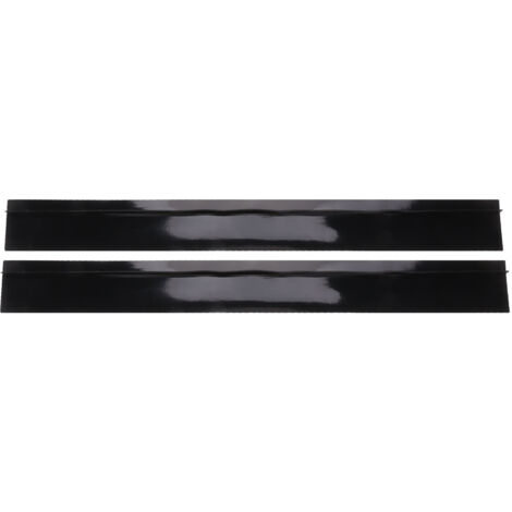 2pcs Kitchen Wide Gap Filler Strip Anti Oil Sealing Strip T Shaped Silicone Stove Gap Covers for Kitchen Stovetop Cooktop Black 53.3cm / 21in (1/5)