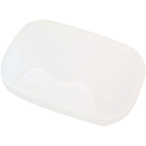 Travel Soap Container Waterproof Portable Bar Soap Case Holder Leakproof Soap Box for Home Hotel Clear Frosted Color (1/5)