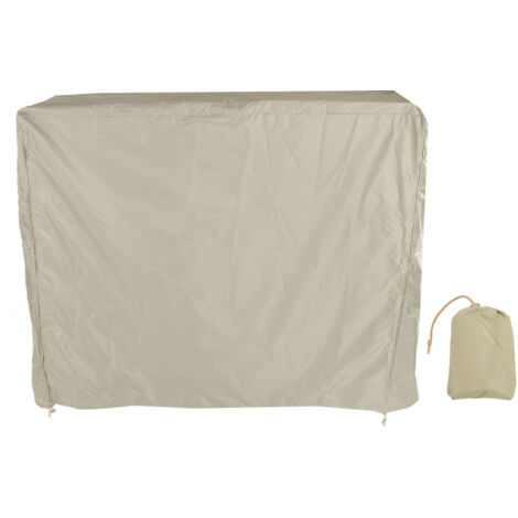 Table Tennis Table Dust Cover 190 Silver Coated Polyester Taffeta Courtyard Patio Waterproof Table Tile Cover with Zipper Beige 155x75x144cm (1/5)