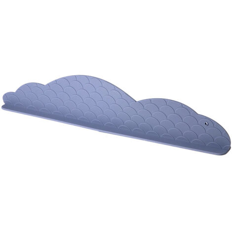 Kitchen Sink Water Splashing Guard Silicone Water Splatter Guard with Suction Cup for Dishes Washing Upgraded Blue Purple (1/5)
