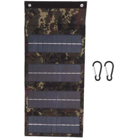40W 4 Fold Solar Panel Charging Bag Folding Bag Foldable Monocrystalline Solar Panel Charger for Outdoor Camping Hiking Emergency Charging Camouflage (1/5)