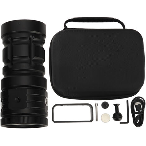 Diving Flashlight Super Bright Flashlight Aluminum Alloy IPX8 Waterproof for Sports (1/5)