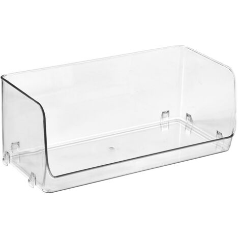 Cosmetic Display Case Multifunction Stackable Plastic Transparent Makeup Organizer for Home 32x15x12.8cm/12.6x5.9x5.3in (1/5)