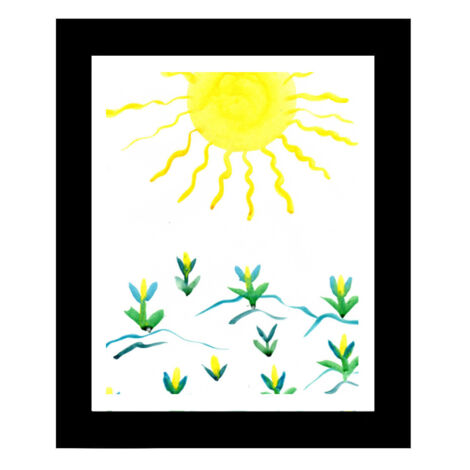 Children's Art Wooden Frame Photo Frame Decorative Photo Frame Kids Art Frames (1/5)