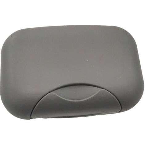 Soap Container Waterproof Washable Grey Portable Soap Case with Lock for Home Ourdoor Travelling