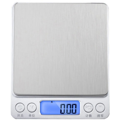Kitchen Electronic Scale 0.1g High Accuracy Mini Portable LCD Display Digital Food Scale for Jewelry (1/5)