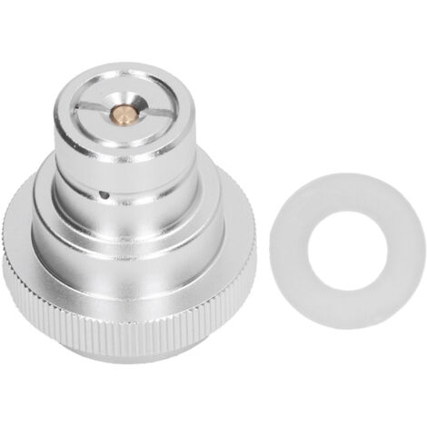 Soda Water Adapter for DUO for Terra for Art Gas Cylinder Inflation Quick Release Conversion Head Silver (1/5)