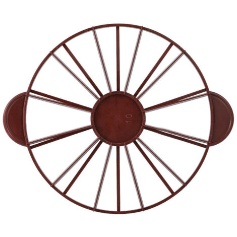 Cake Portion Marker Food Grade Round 10/12 Piece Cake Slice Marker Equal Portion Cutter Bread Cake Divider Baking Tool Dark Red (Brown) 126g/4.4oz(280) (1/5)