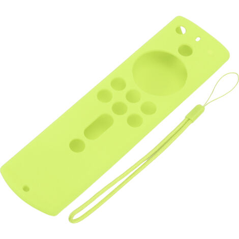 Silicone Protective Case for Fire TV Stick 4K 2018 Remote Control Shockproof Anti Slip Protective Cover Fluorescent Green (1/5)