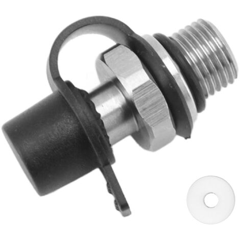 CO2 Inflation Connector M10x1 Male Stainless Steel Soda Water Bottle Parts with Gasket (1/5)