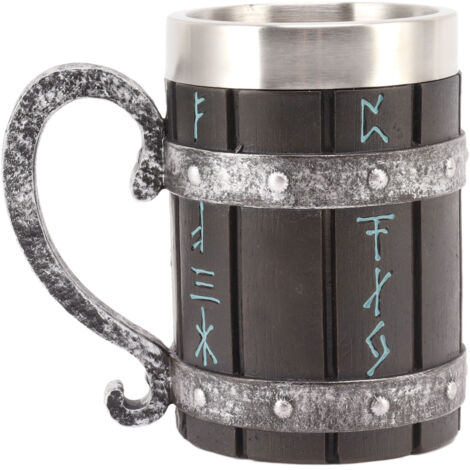 Large Beer Mug Decorative Printing High Temperature Resistance Stainless Steel Resin Water Fruit Juices Mug Cup (1/5)