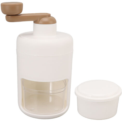 Manual Ice Crusher Hand Ice Shaver Machine Snow Cone Maker Drink DIY Set for Home Kitchen (1/5)