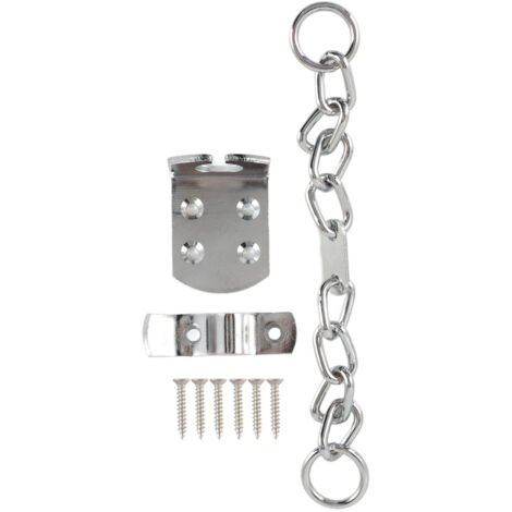 Door Chain Lock Stainless Steel Chain Door Guard Anti Theft Security Door Chain Lock for Hotel Apartment (1/5)