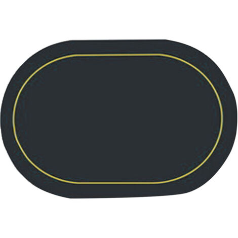 2Pcs Leather Oval Dining Food Mat Oil Proof Insulation Restaurant Table Home Hotel Non Slip Bowl Pad Placemat Black (1/5)