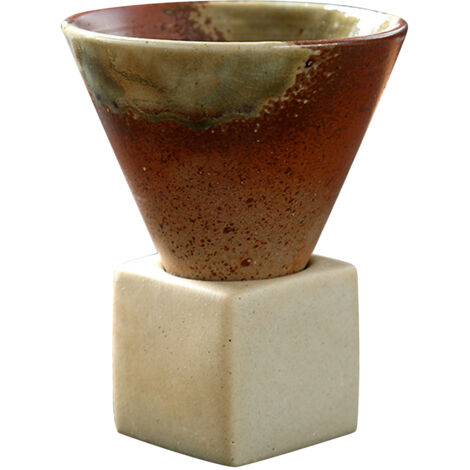 200mL Japanese Pottery Mug Coffee Mug Latte Cup with Base Ceramic Mug (1/5)