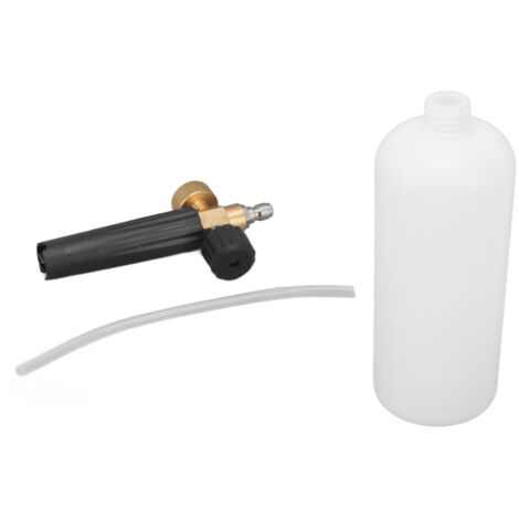 1L Car Wash Foam Spray Bottle Multifunction with G1/4 Quick Connector Copper Foam Lance for Outdoor (1/5)