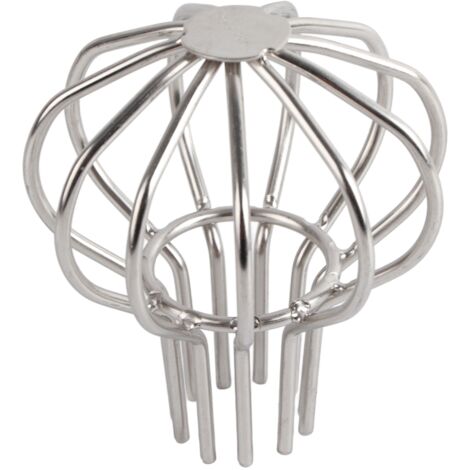 Outdoor Roof Drain Stainless Steel Anti Blocking Round Line Cap Floor Drain Gutter Cleaning Floor Net for Balcony Terrace 50 (1/5)