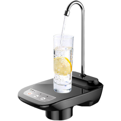 Electric Bottled Water Dispenser Home Multifunctional Electric Drinking Water Pump Black (1/5)