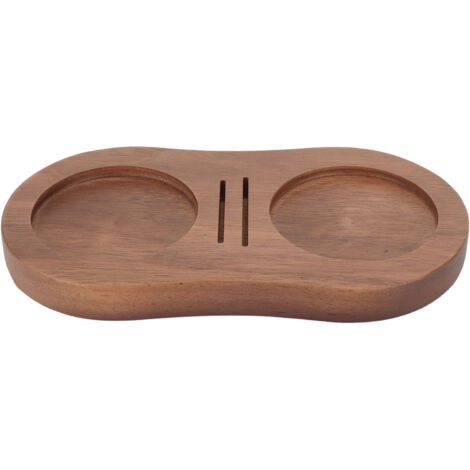 Coffee Tamper Holder Stand Wooden Coffee Powder Tamping Station Base 51mm 53mm 58mm Universal (1/5)