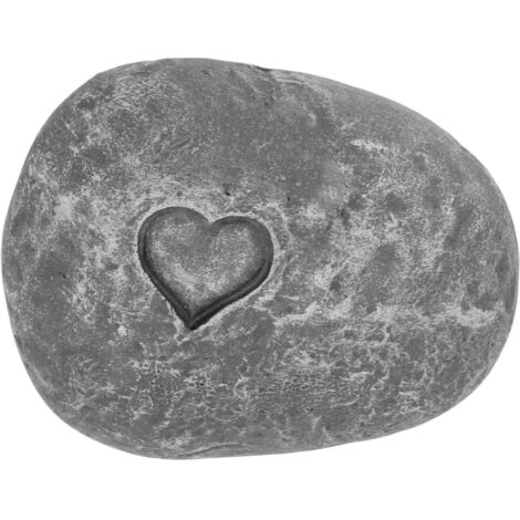 Pet Memorial Garden Stone DIY Lettering Simulation Pebbles Pet Grave Marker for Dogs Cats Love Stone Grey (1/5)