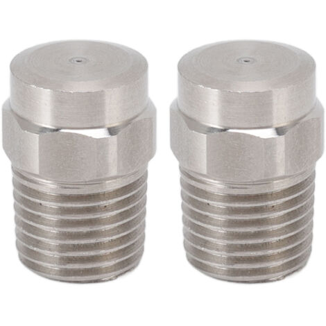 2PCS Misting Nozzle G1/4 Male Thread Flat Head Stainless Steel Atomization Sprayer for Garden Watering (1/5)