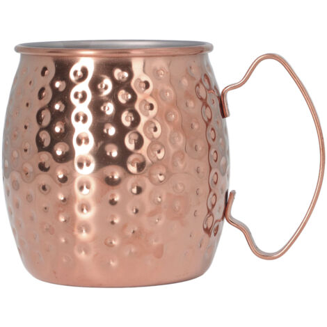 Moscow Mule Mug Exquisite 304 Stainless Steel 500ml Large Capacity Cocktail Mug for Bars Hotels Restaurants Rose Gold (1/5)
