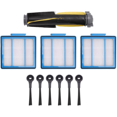 Sweeper Brush Filter Set ABS Housing High Efficiency Particulate Air Filter with 6PCS Side Brush for Shark IQ RV101 (1/5)