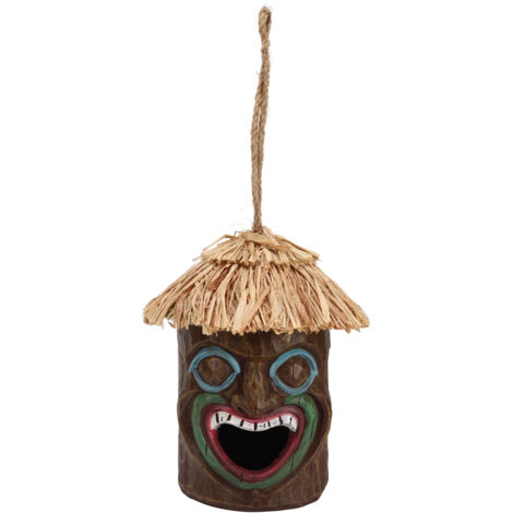 20x12cm Hanging Birdhouses Simulation Resin Garden Birdhouses Decor for Outdoor Corridor (1/5)