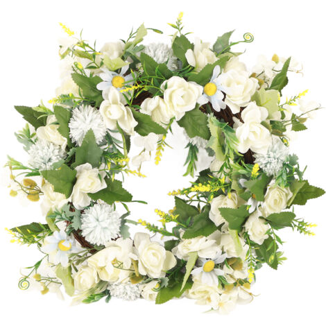 Gardenia Wreath American Holiday Home Decoration Door Hanging (1/5)