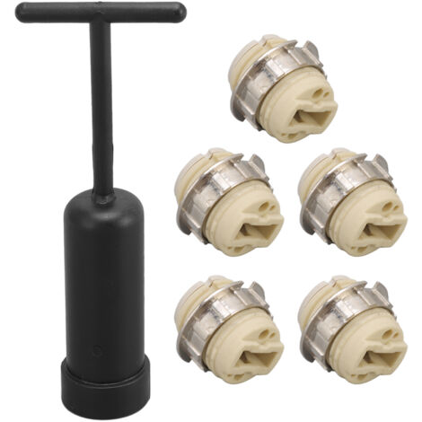 5Pcs G9 Ceramic Lamp Holder Temperature Resistance Zinc Alloy Ring ...