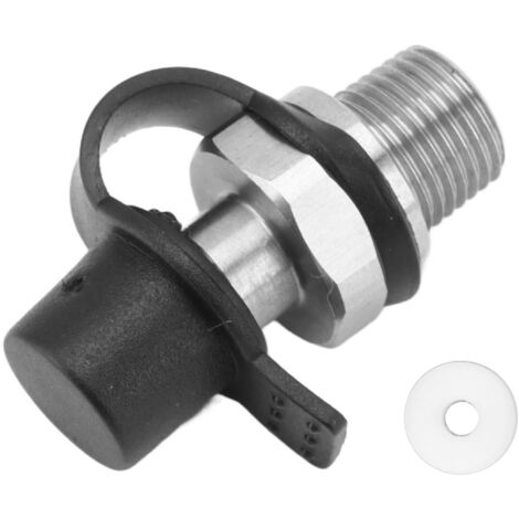 Male Thread CO2 Tank Refill Valve Connector 1/8NPT CO2 Cylinder Refill Valve Plug Adapter for Replacement (1/5)
